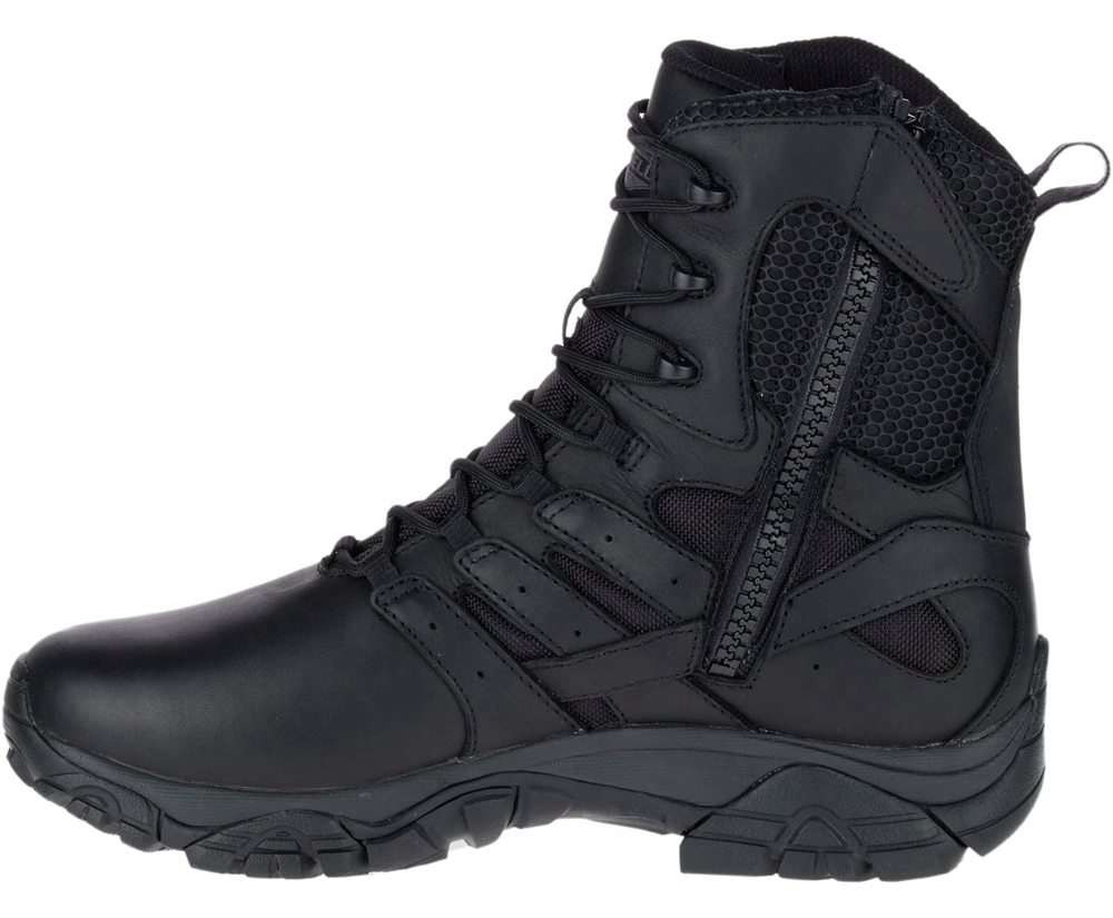 Botas Homem - Merrell Moab 2 8\" Tactical Response Waterproof - Pretas - SXD351472
